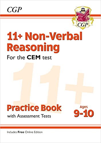 11+ CEM Non-Verbal Reasoning Practice Book & Assessment Tests - Ages 9-10 (with Online Edition) (CGP CEM 11+ Ages 9-10) von Coordination Group Publications Ltd (CGP)